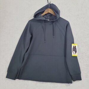 NEW 32 Degree Heat Womens S Black Pullover Hoodie Sweatshirt// 26PT